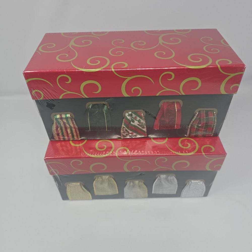 2 New Boxes Of Asorted Ribbons For Gift Raping - Picture 6 of 6